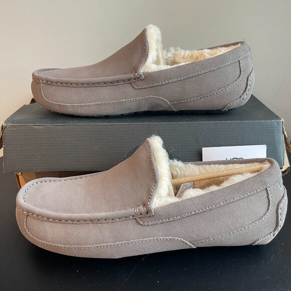 UGG Men's Ascot Gray Slipper - Size 10 - NWT - Picture 2 of 5